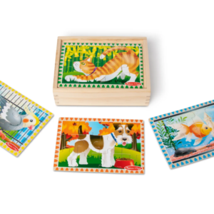 Dinosaur Wooden Jigsaw Puzzles in a Box - Pets